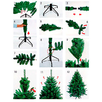 Triumph Tree Ель искусственная (лампы) Лесная Красавица 185 см 224 лампы зеленая арт.73704